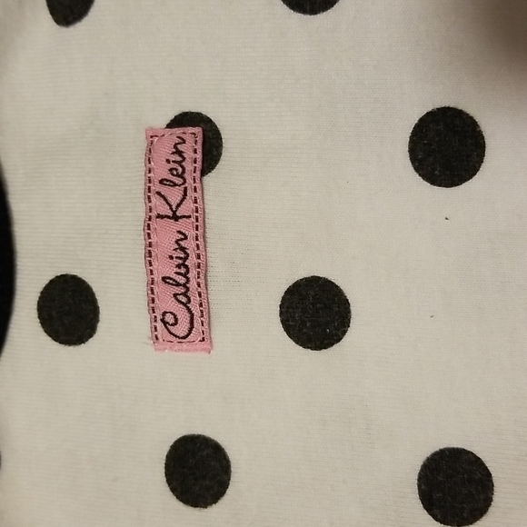 Calvin Klein Baby Girl's Polkadot Onesie - Picture 4 of 8